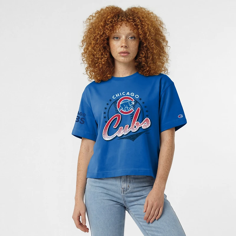Women's Champion Royal Chicago Cubs All-Star T-Shirt
