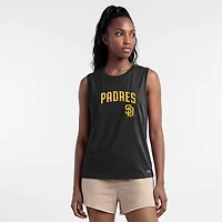 Women's Champion  Black San Diego Padres Muscle Tank Top