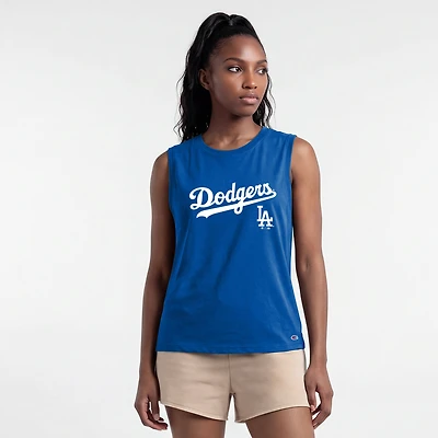Women's Champion Royal Los Angeles Dodgers Muscle Tank Top