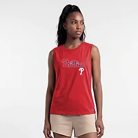 Women's Champion  Red Philadelphia Phillies Muscle Tank Top