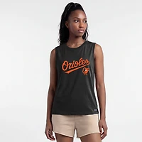 Women's Champion  Black Baltimore Orioles Muscle Tank Top