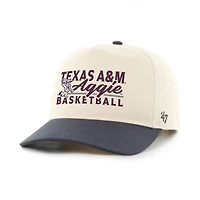 Men's '47  Natural/Charcoal Texas A&M Aggies Ol' Sarge Basketball Hitch Adjustable Hat