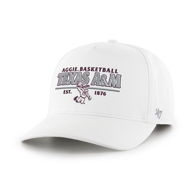 Men's '47 White Texas A&M Aggies Ol' Sarge Basketball Hitch Adjustable Hat