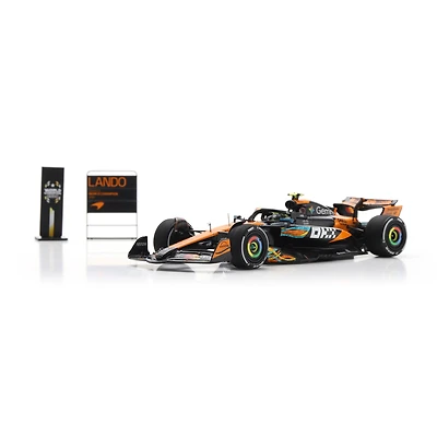 Spark Models Lando Norris McLaren F1 Team 2025 Abu Dhabi GP World Drivers' Champion #4 1:43 Scale Die-Cast Car