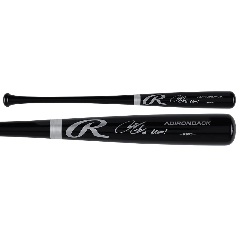 Francisco Lindor New York Mets Autographed Black Rawlings Pro Bat with "LGM!" Inscription