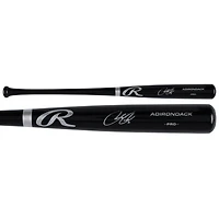 Francisco Lindor New York Mets Autographed Black Rawlings Pro Bat