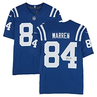 Tyler Warren Indianapolis Colts Autographed Royal Nike Vapor F.U.S.E. Limited Jersey