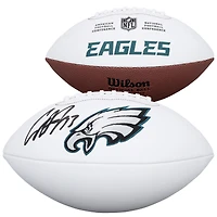 Cooper DeJean Philadelphia Eagles Autographed Wilson White Panel Football