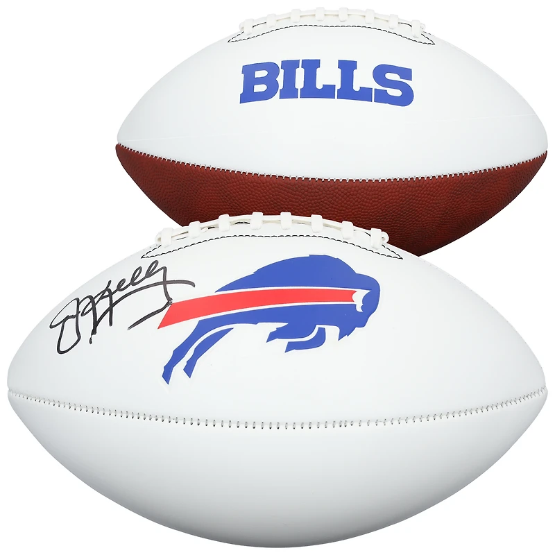 Jim Kelly Buffalo Bills Autographed Franklin White Panel Football