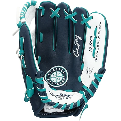 Cal Raleigh Seattle Mariners Autographed Rawlings 10" Collectible Team Logo Glove