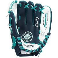 Cal Raleigh Seattle Mariners Autographed Rawlings 10" Collectible Team Logo Glove