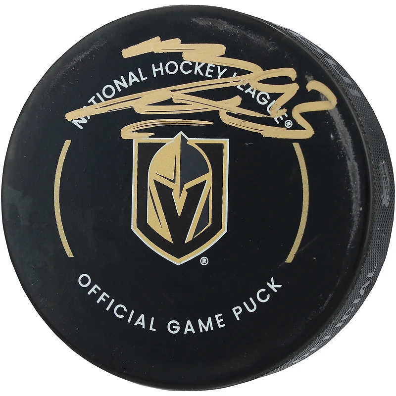 Mitch Marner Vegas Golden Knights Autographed Official Game Puck
