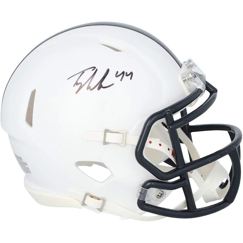 Tyler Warren Penn State Nittany Lions Autographed Riddell Speed Mini Helmet