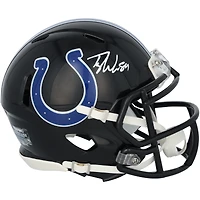Tyler Warren Indianapolis Colts Autographed Riddell 2023 Alternate Speed Mini Helmet