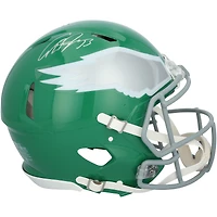 Cooper DeJean Philadelphia Eagles Autographed Riddell Kelly Green Speed Authentic Helmet