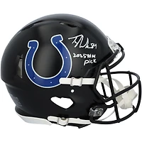 Tyler Warren Indianapolis Colts Autographed Riddell 2023 Alternate Speed Authentic Helmet with "2023 #14 Pick" Inscription