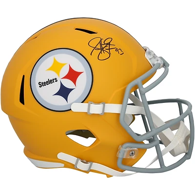 Troy Polamalu Pittsburgh Steelers Autographed Riddell 2025 Alternate Speed Replica Helmet
