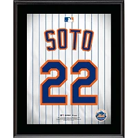 Juan Soto New York Mets 10.5" x 13" Jersey Number Sublimated Player Plaque