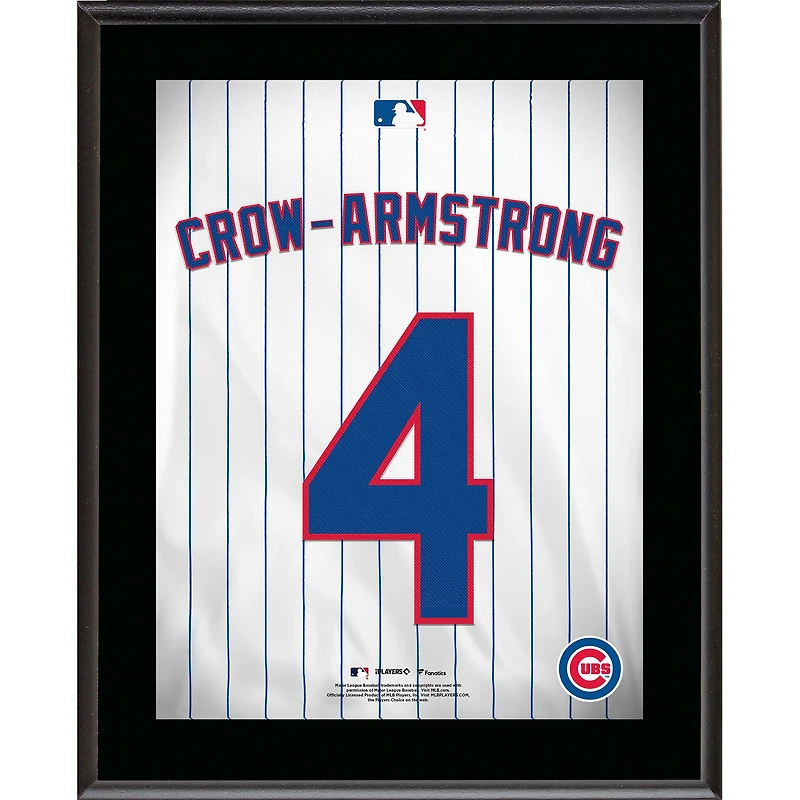 Pete Crow-Armstrong Chicago Cubs 10.5" x 13" Jersey Number Sublimated Player Plaque