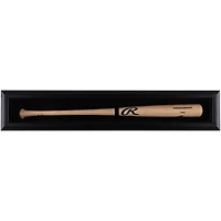 Black Framed Wall Mounted Baseball Bat Display Case - 97% UV Protection
