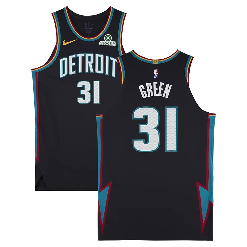 Javonte Green Detroit Pistons Game-Used #31 Black Nike City Edition Jersey vs. Atlanta Hawks on December 1, 2025 - Size 50+4