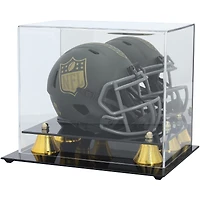 Golden Classic Mini Helmet Display Case with Mirror Back - 97% UV Protection
