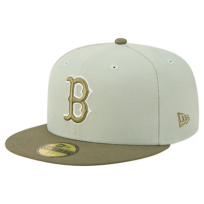 Men's New Era Green/Olive Boston Red Sox Color Pack 59FIFTY Fitted Hat
