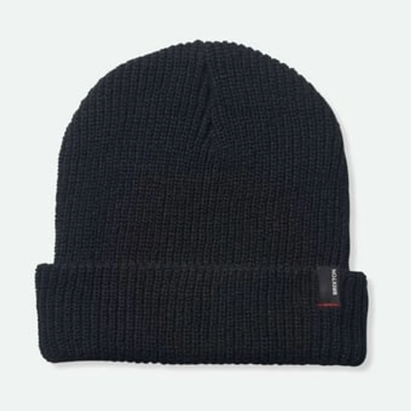 Unisex Brixton Black Heist Cuffed Knit Hat
