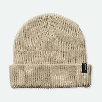 Unisex Brixton Beige Heist Cuffed Knit Hat