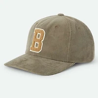 Unisex Brixton  Green Brixton Big B Corduroy Adjustable Hat