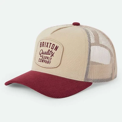 Unisex Brixton Tan Brixton Hubal Adjustable Trucker Hat