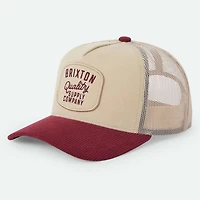 Unisex Brixton  Tan Brixton Hubal Adjustable Trucker Hat
