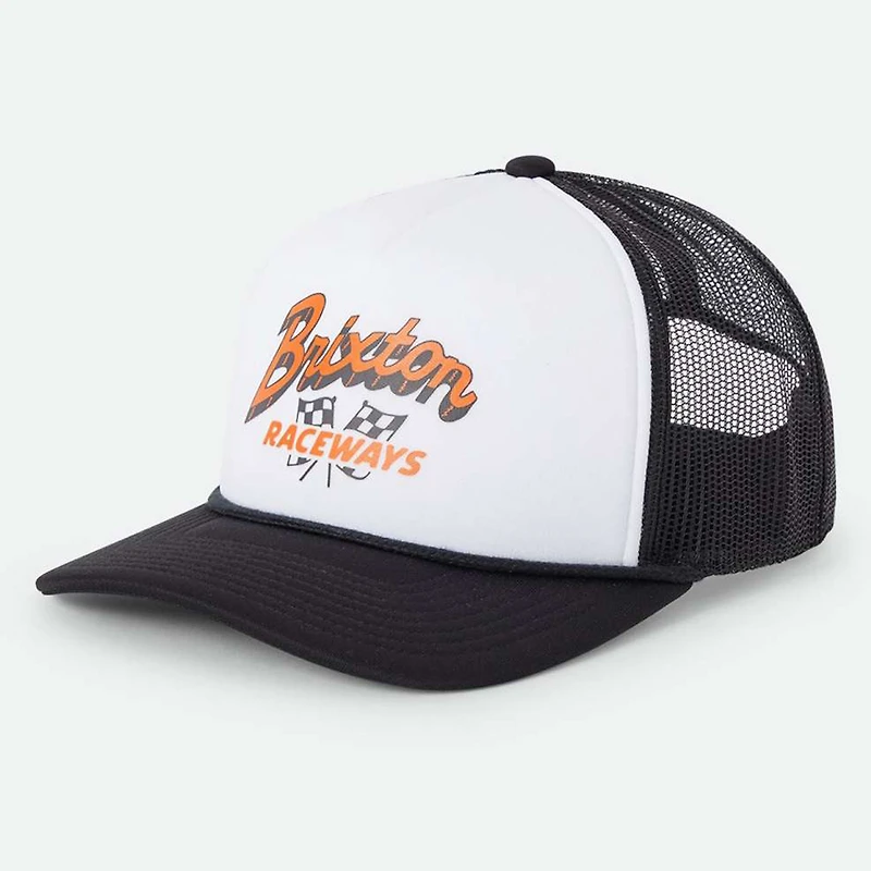 Unisex Brixton Black Clemont Adjustable Trucker Hat