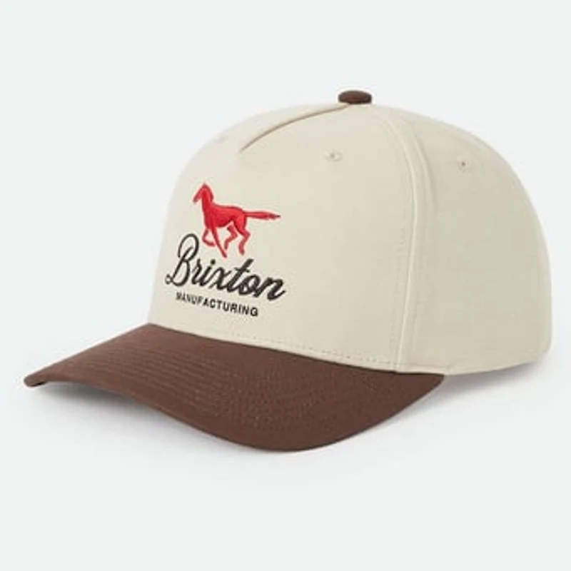 Unisex Brixton Tan/Brown Brixton Leisure Snapback Hat