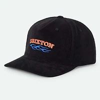Unisex Brixton  Black Brixton Clifton Snapback Hat