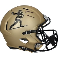 Bryce Young Alabama Crimson Tide Autographed Riddell Gold Heisman Speed Replica Helmet with "Heisman 21" Inscription