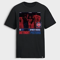 Men's Detroit Pistons Ausar Thompson, Jalen Duren & Cade Cunningham Black Nasty Boys T-Shirt