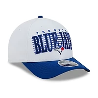 Men's New Era White/Royal Toronto Blue Jays Loyal 9FORTY M-Crown Adjustable Hat