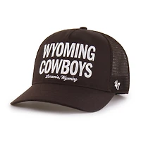 Men's '47 Brown Wyoming Cowboys Contemporary Hitch Trucker Adjustable Hat