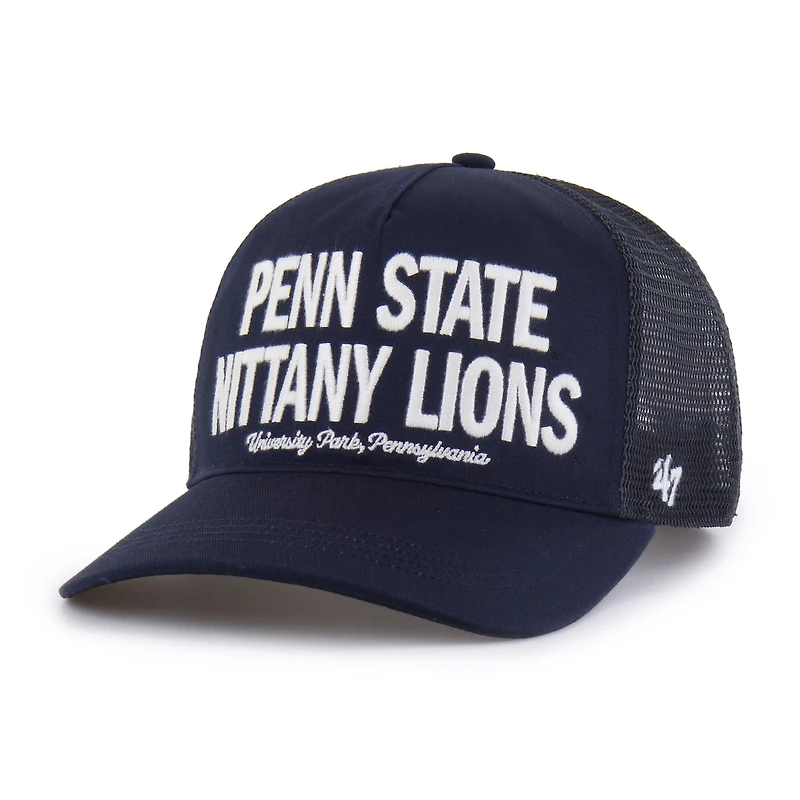 Men's '47 Navy Penn State Nittany Lions Contemporary Hitch Trucker Adjustable Hat