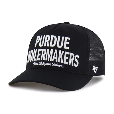 Men's '47 Black Purdue Boilermakers Contemporary Hitch Trucker Adjustable Hat