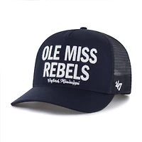 Men's '47 Navy Ole Miss Rebels Contemporary Hitch Trucker Adjustable Hat