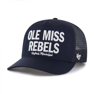 Men's '47 Navy Ole Miss Rebels Contemporary Hitch Trucker Adjustable Hat