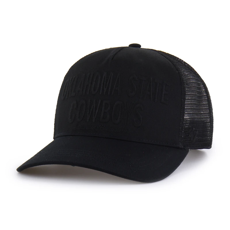 Men's '47 Black Oklahoma State Cowboys Contemporary Hitch Trucker Adjustable Hat