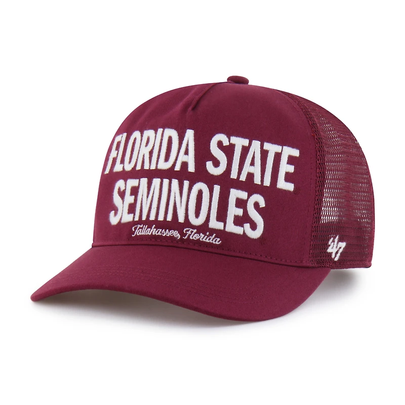 Men's '47 Garnet Florida State Seminoles Contemporary Hitch Trucker Adjustable Hat