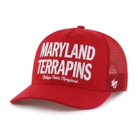 Men's '47 Red Maryland Terrapins Contemporary Hitch Trucker Adjustable Hat