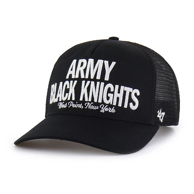 Men's '47 Black Army Black Knights Contemporary Hitch Trucker Adjustable Hat