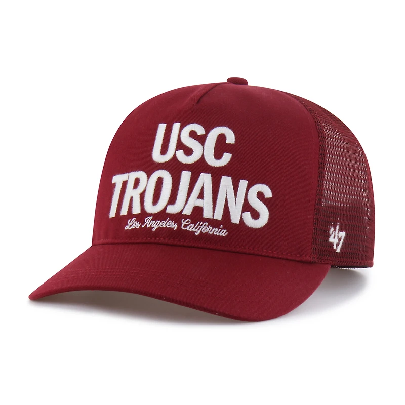 Men's '47 Cardinal USC Trojans Contemporary Hitch Trucker Adjustable Hat