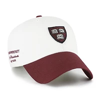 Men's '47  White/Crimson Harvard Crimson Contemporary Basics Two Tone Clean Up Adjustable Hat