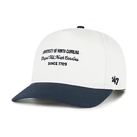 Men's '47 White North Carolina Tar Heels Contemporary Basics Two-Tone Hitch Adjustable Hat